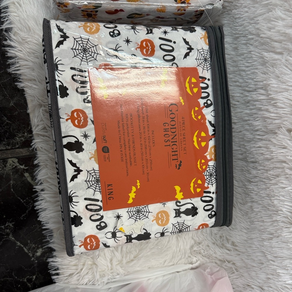 Halloween Themed king Bedding Set